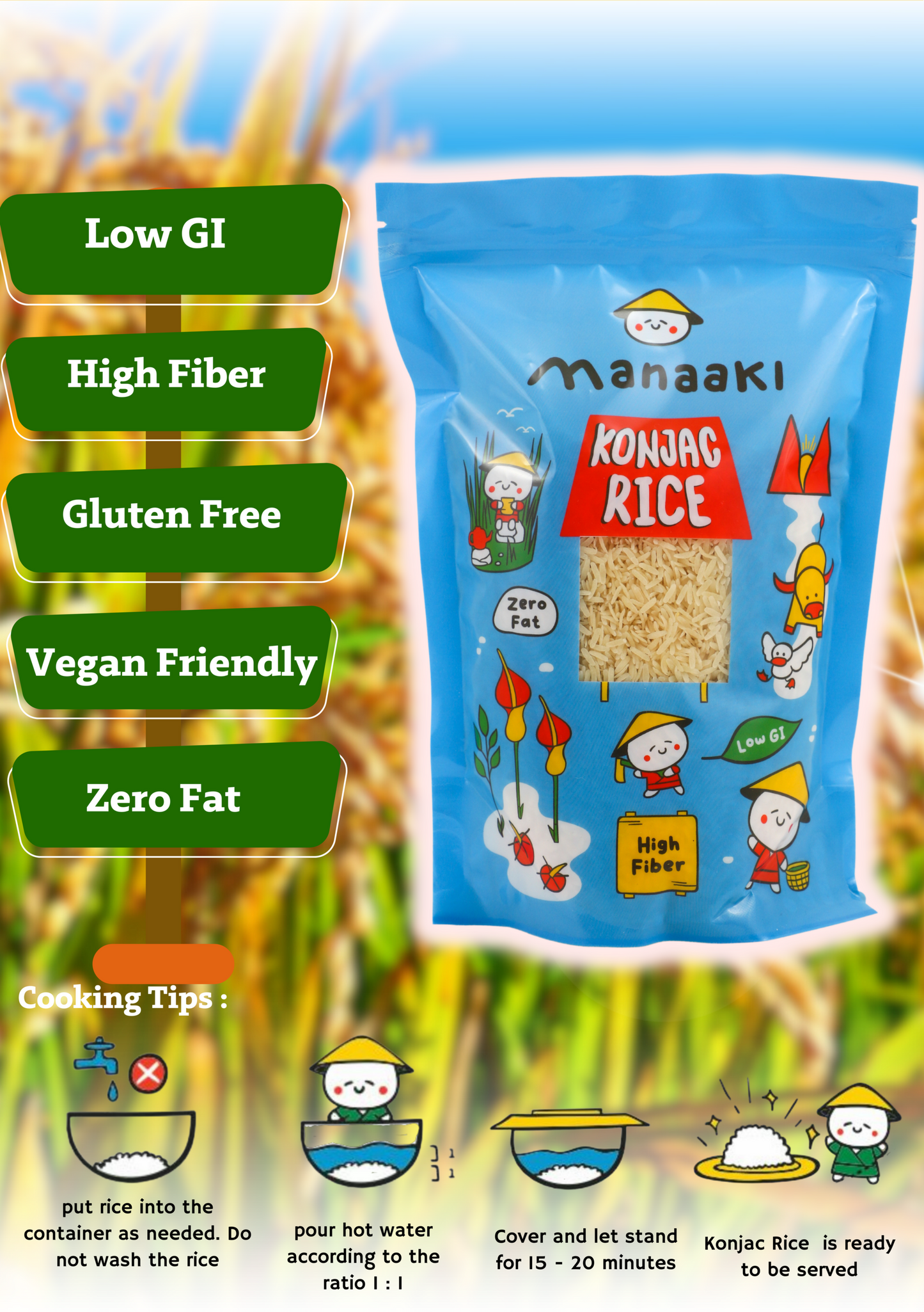 Konjac Rice