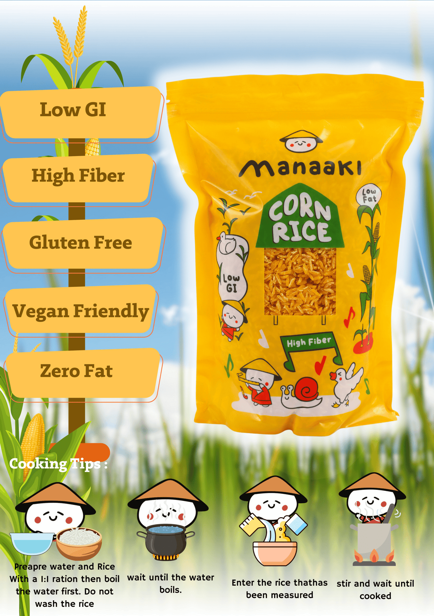 Corn rice